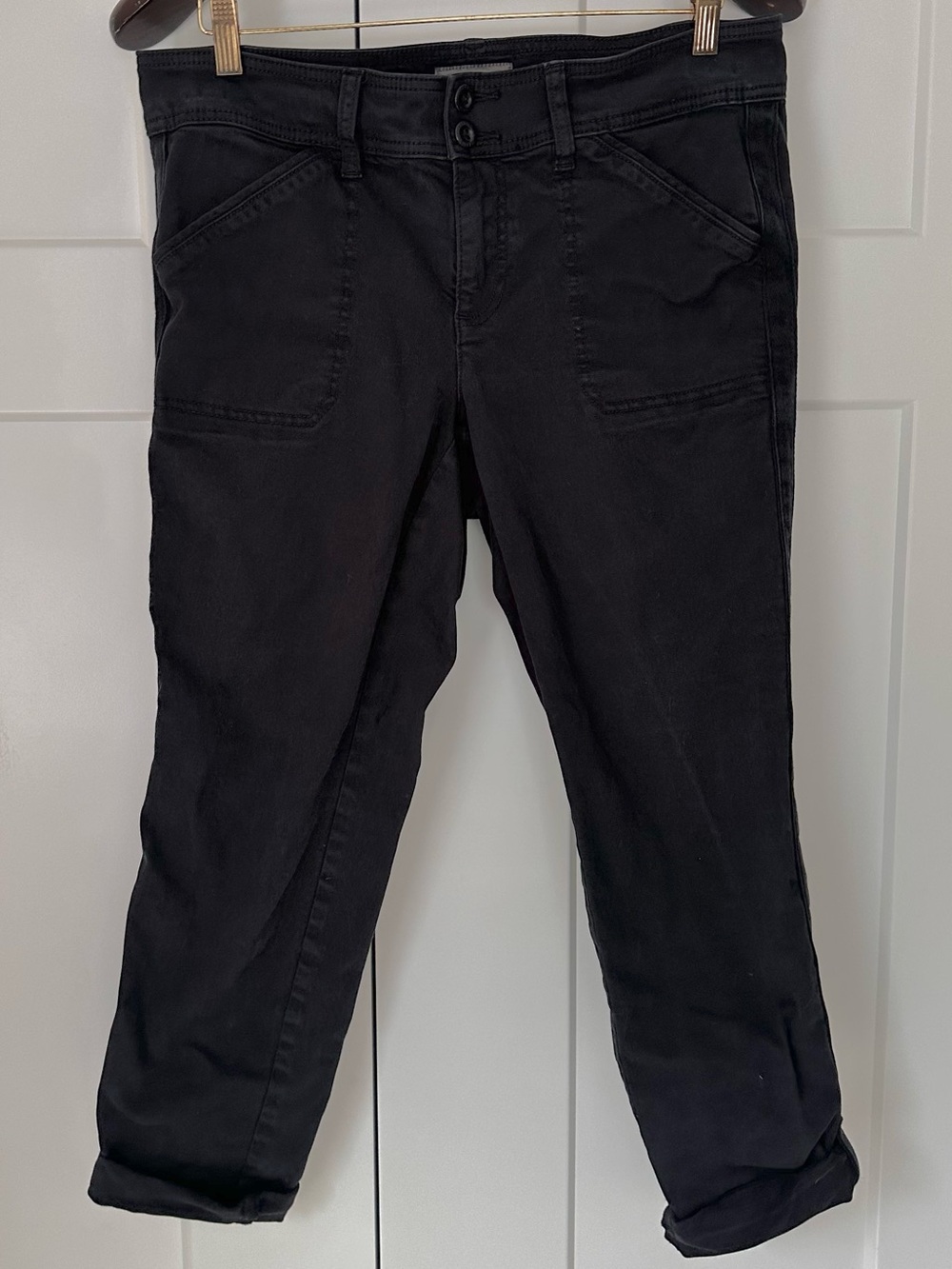 torrid Black Stretch Capri Pants 12